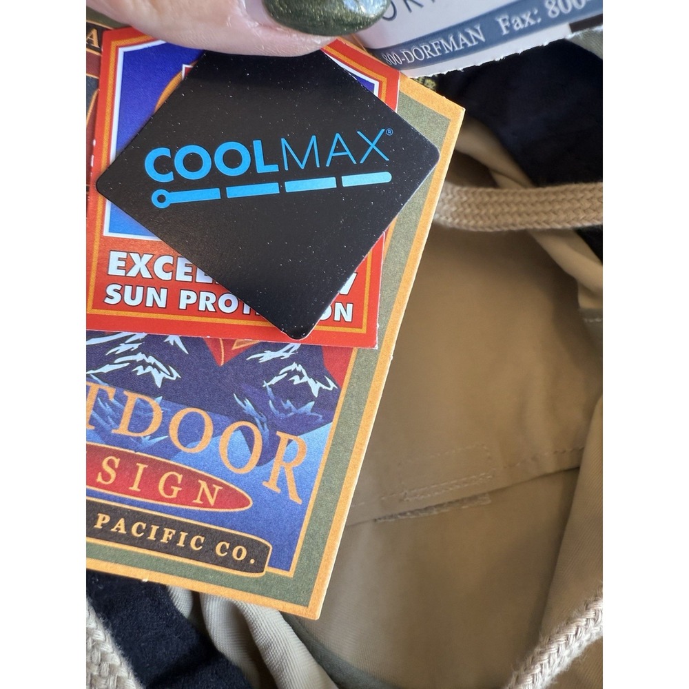 Dorfman Pacific Nylon Sailing Hat Size‎ Large Coolmax UV Protection - Picture 8 of 10